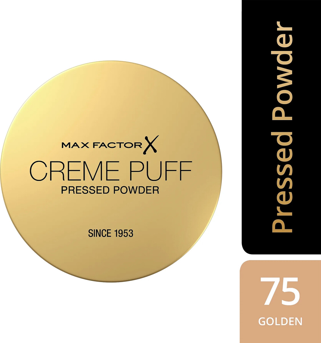 Max Factor - Creme Puff Pressed Compact Powder - 75 Golden