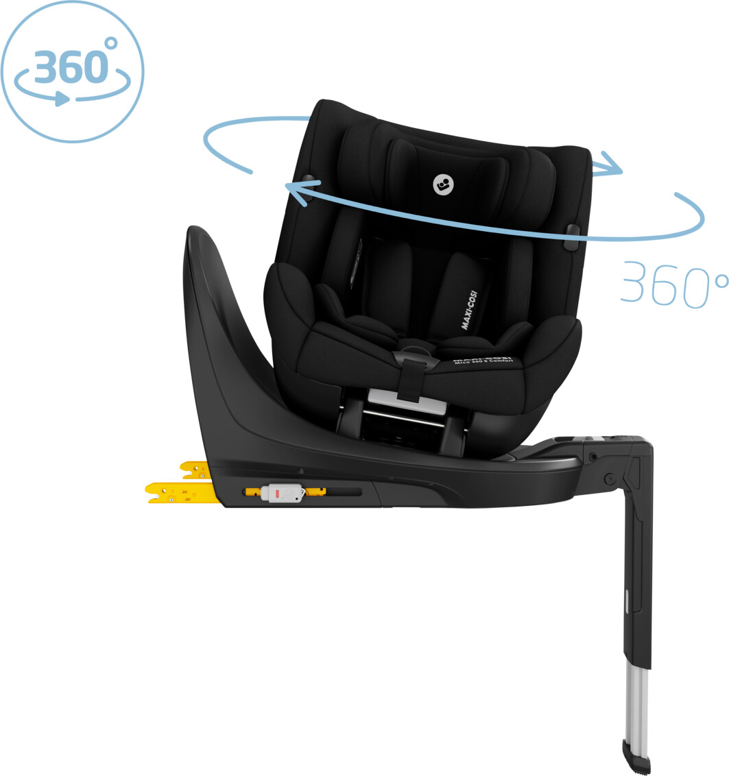 Maxi-Cosi - Mica 360S Comfort - Authentic Black - 40 To 105 Cm