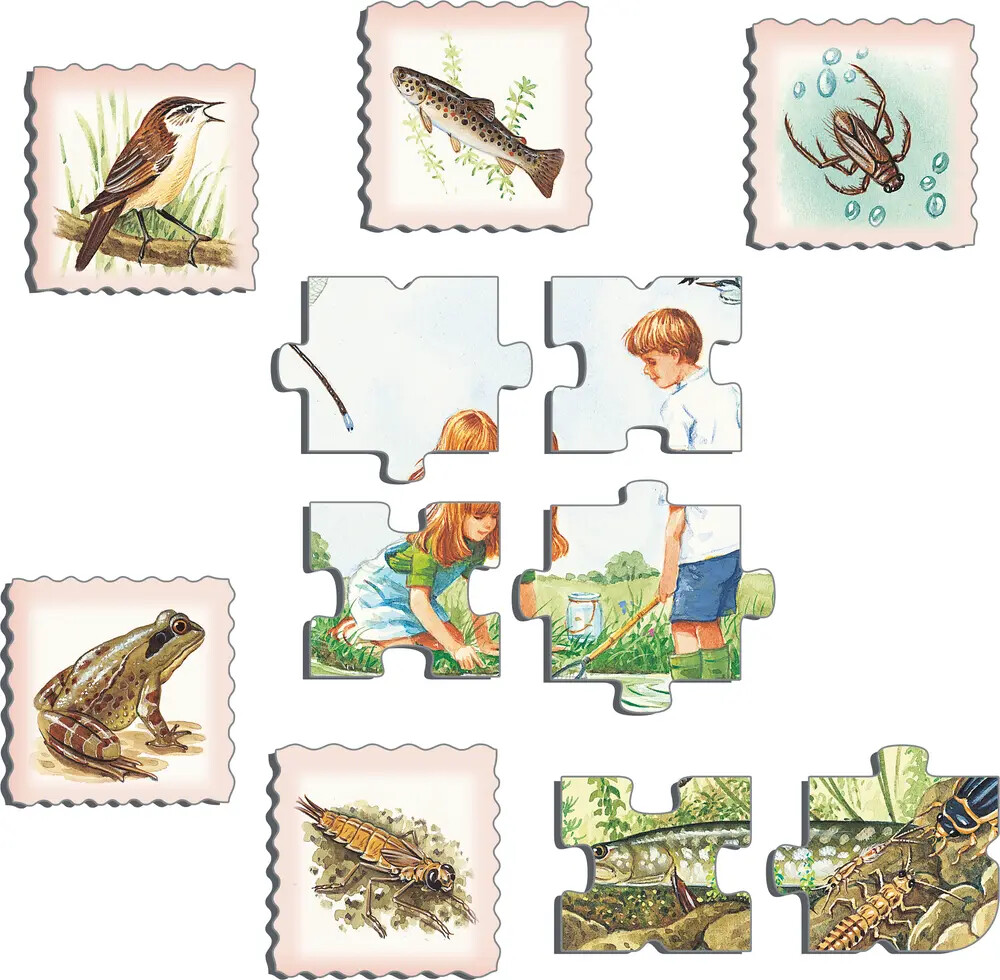 Larsen Puslespil - Dam - Natur - Maxi - 48 Brikker