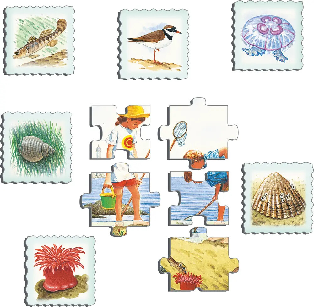 Larsen Puslespil - Havet - Natur - Maxi - 48 Brikker