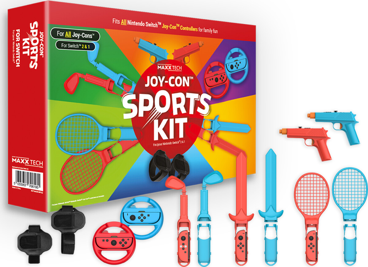 Maxx Tech - Joy-Con Sports Kit For Nintendo Switch 21
