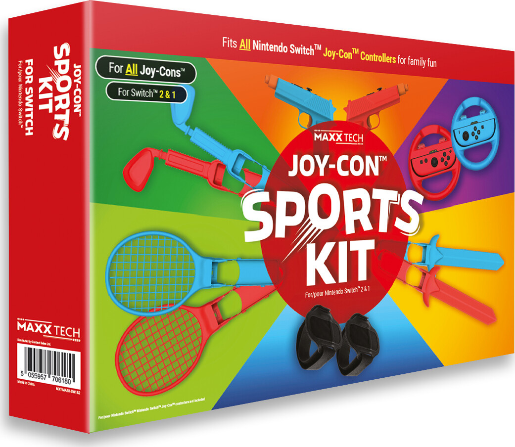 Maxx Tech - Joy-Con Sports Kit For Nintendo Switch 21