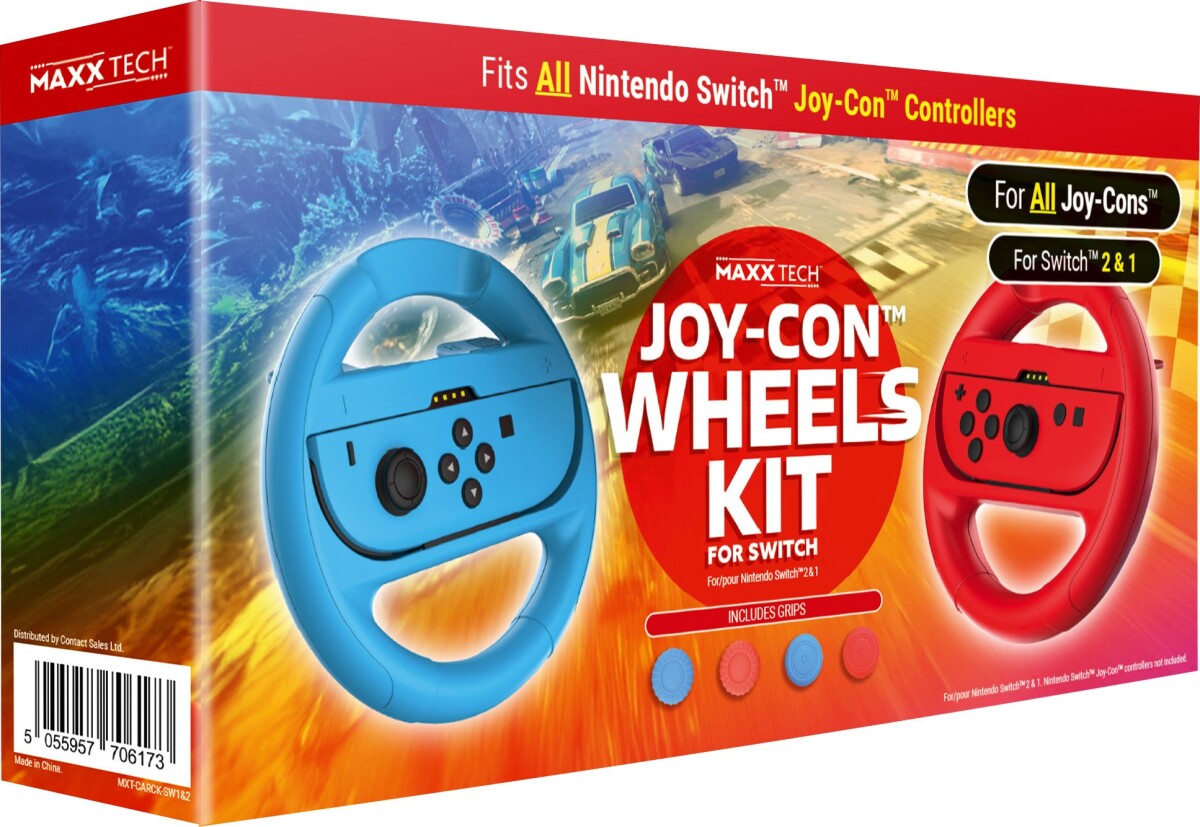 Maxx Tech - Joy-Con Wheels Grip Kit For Nintendo Switch 21