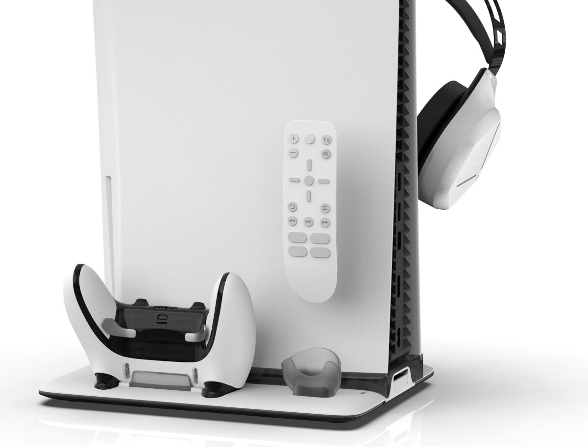 Maxx Tech Ps5 Dlx Led Mult-Functional Stand For All Ps5 Consoles