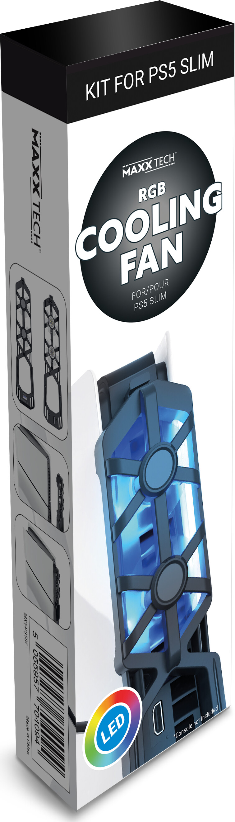 Maxx Tech Ps5 Slim Rgb Fan