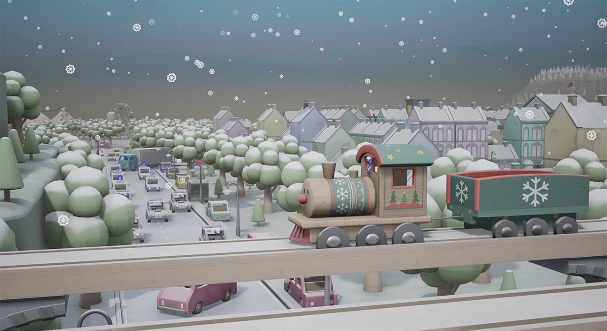 Maxx Tech Tracks Winter Wonderland Kit For Switch