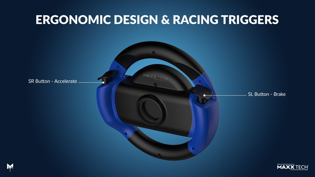 Maxx Tech - Turbo Boost Racing Kit - Nintendo Switch 1 2
