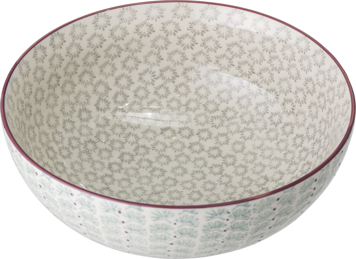 Bloomingville - Maya Skål - Grøn - Stentøj Keramik