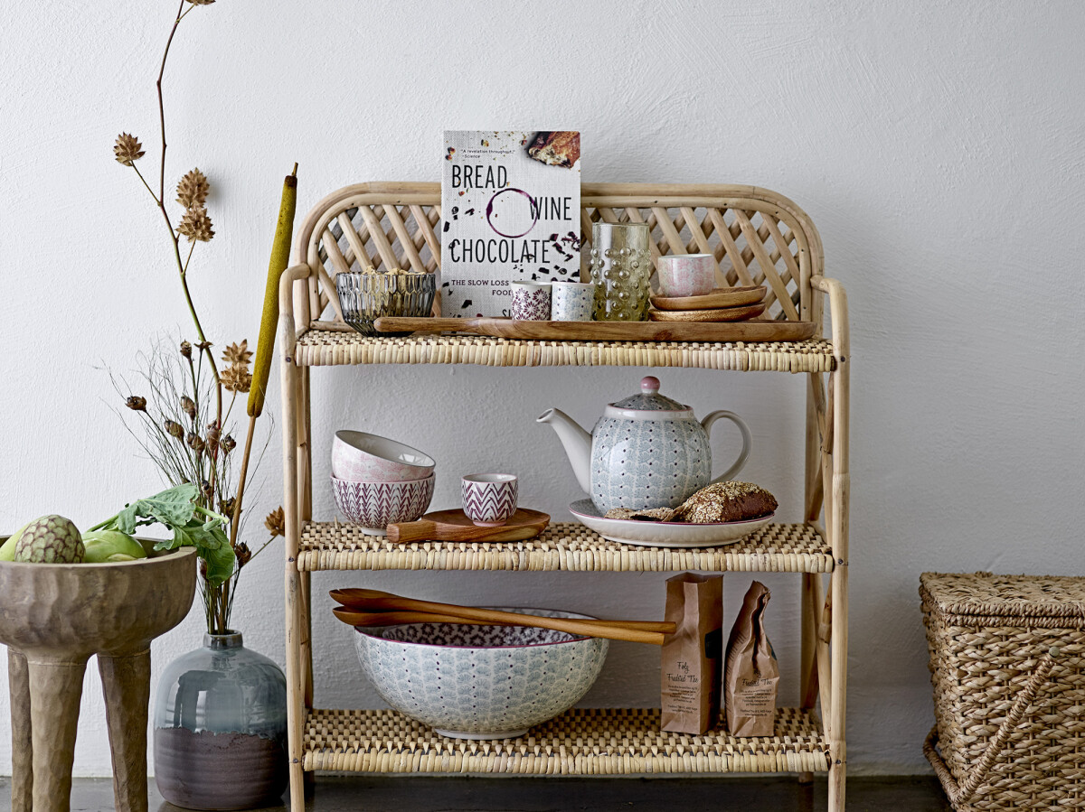 Bloomingville - Maya Skål - Grøn - Stentøj Keramik