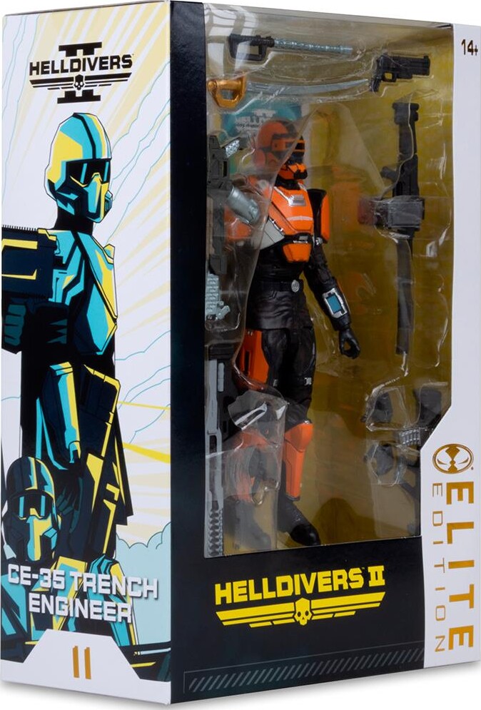 Mcfarlane - Helldivers Ii - Ce-35 Trench Engineer Elite Edition