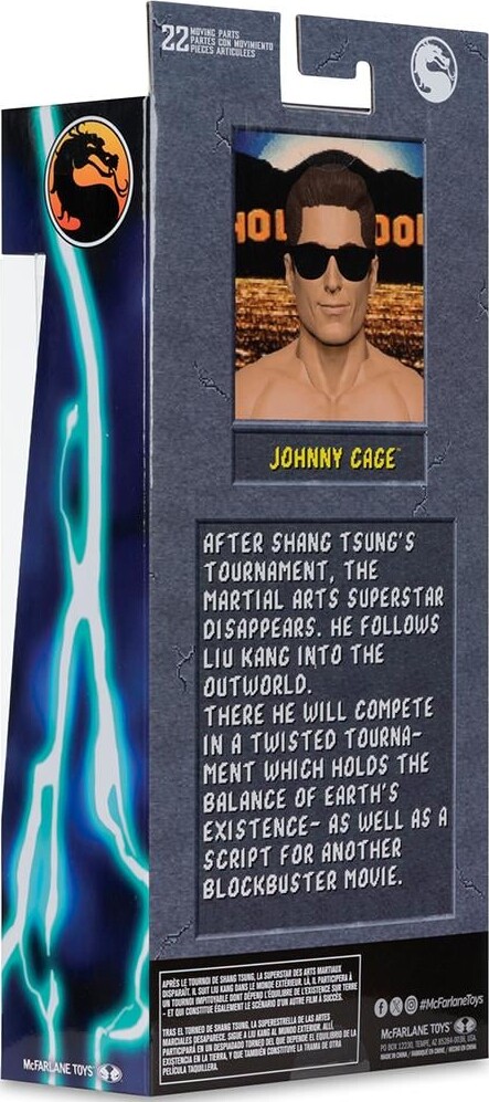 Mcfarlane - Mortal Kombat - Johnny Cage Klassics Wv4