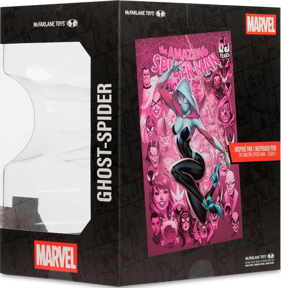 Mcfarlane Toys - Marvel Ghost-Spider Collectible With Scene The Amazing