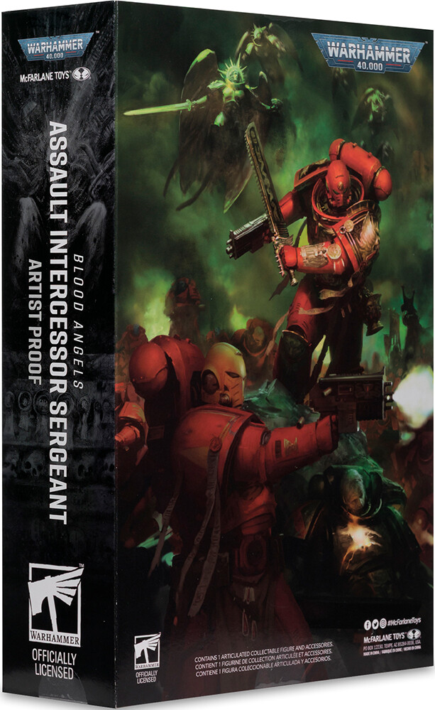 Mcfarlane Toys - Warhammer 40 000 Assault Intercessor Sergeant Blood Angel