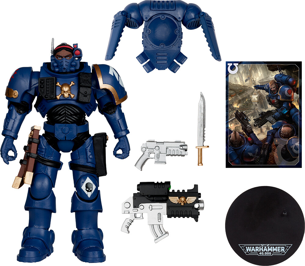 Mcfarlane Toys - Warhammer 40 000 Lieutenant In Phobos Armour Ultramarines