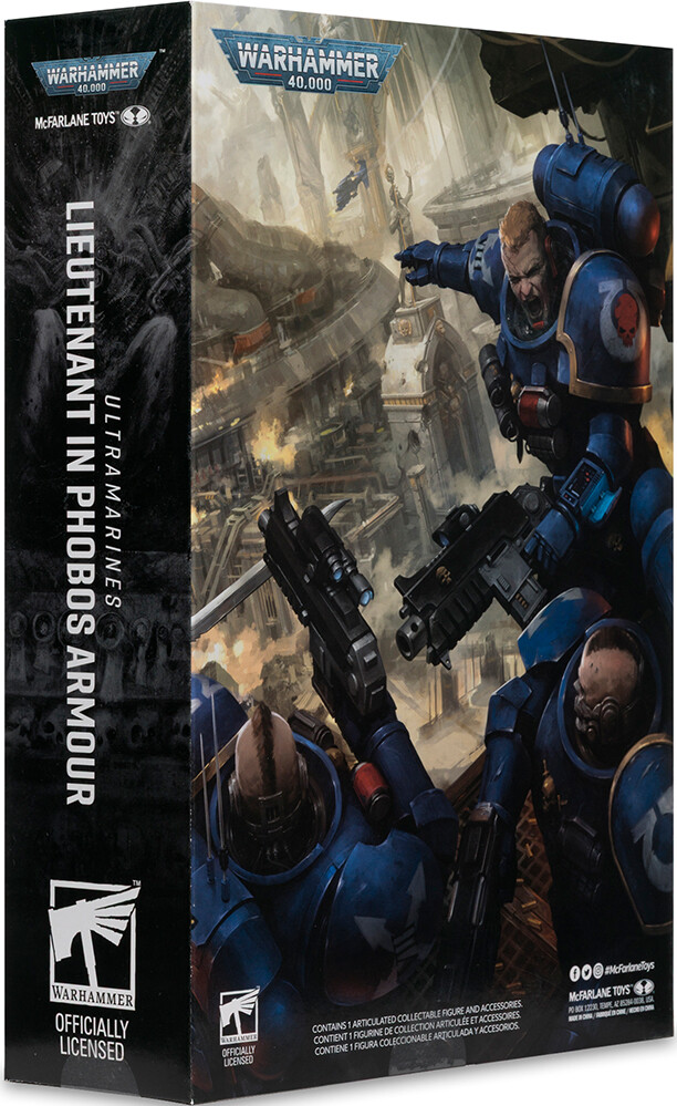 Mcfarlane Toys - Warhammer 40 000 Lieutenant In Phobos Armour Ultramarines