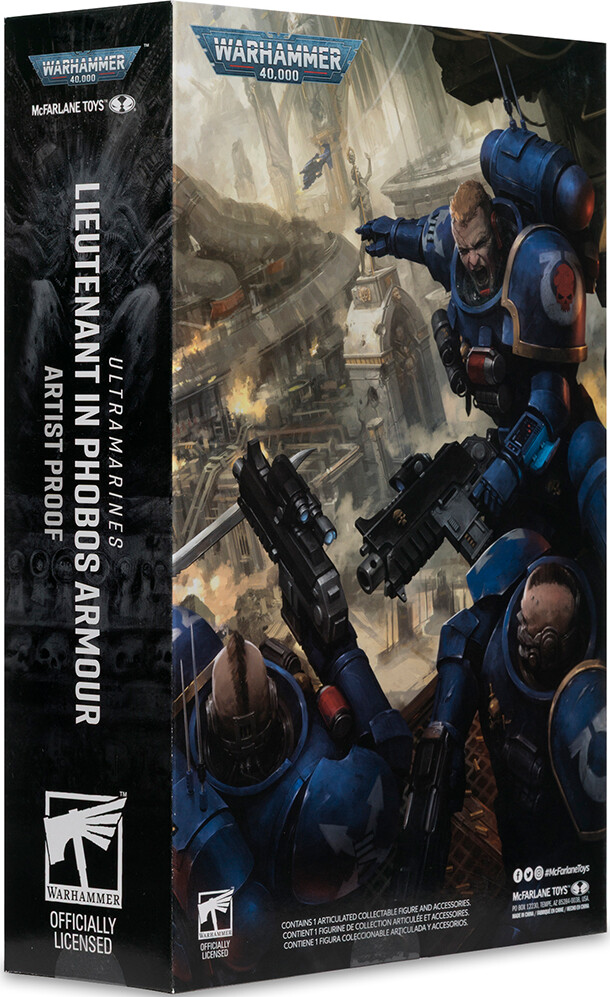 Mcfarlane Toys - Warhammer 40 000 Lieutenant In Phobos Armour Ultramarines