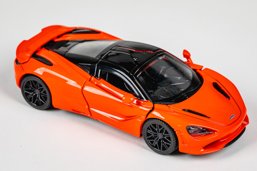Tec-Toy - Mclaren 750S Die-Cast Model Bil - 1 43 - Orange