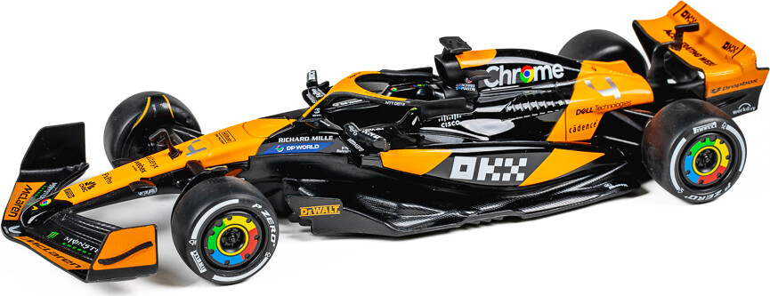 Tec-Toy - Mclaren F1 Die-Cast Model Bil - 1 24 - Orange