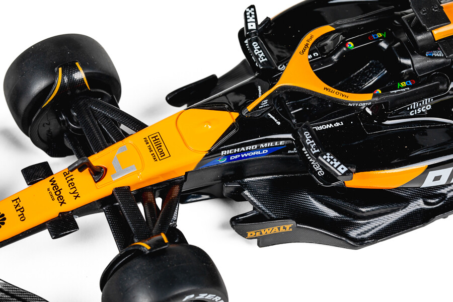 Tec-Toy - Mclaren F1 Die-Cast Model Bil - 1 24 - Orange