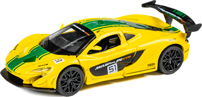 Mclaren P1 Gtr 1 43 Die-Cast Yellow - Tec-Toy