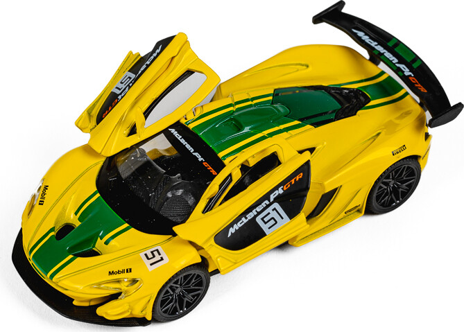 Mclaren P1 Gtr 1 43 Die-Cast Yellow - Tec-Toy