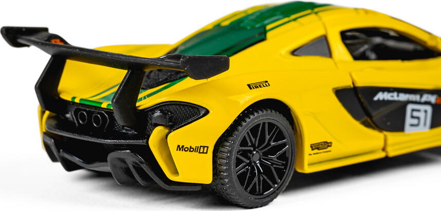 Mclaren P1 Gtr 1 43 Die-Cast Yellow - Tec-Toy