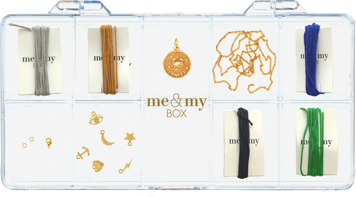 Me My Box - Smykke Kit - Stjernetegn - Krebsen - Guldbelagt 18 Karat
