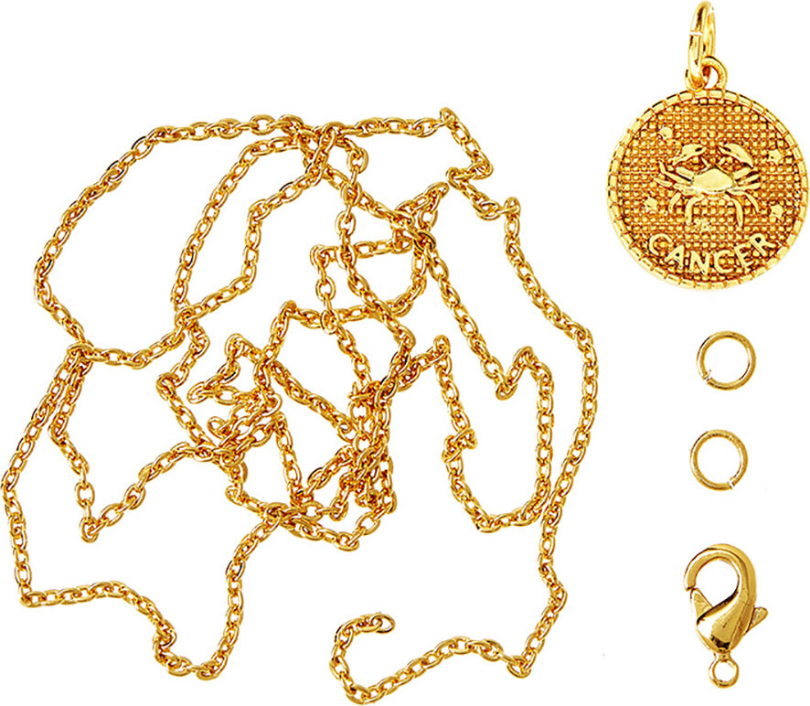 Me My Box - Smykke Kit - Stjernetegn - Krebsen - Guldbelagt 18 Karat