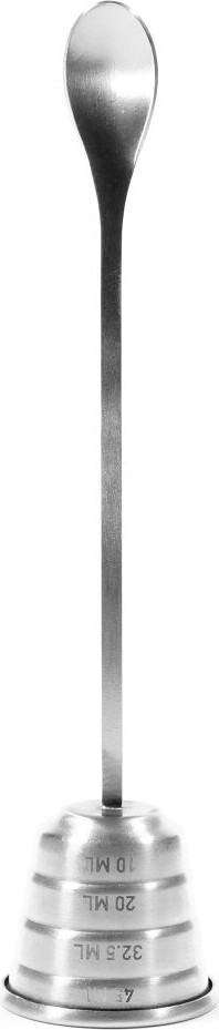 2-I-1 Jigger Og Røreske - Measure Mix - Kikkerland