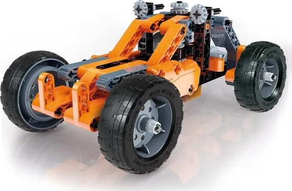 Clementoni Scienza E Gioco Build - Buggy E Quad Pull-Back, Set Di Costruzioni Meccaniche Con Oltre 130 Pezzi, Gioco STEM Per Bambini 8+, Made In Italy, Con App 3D