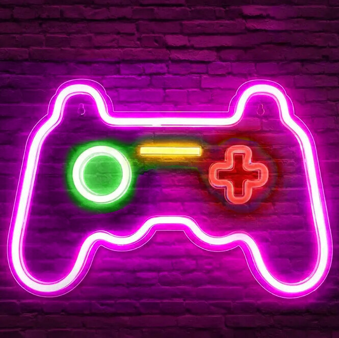 Mecharite - Controller Led Neon Skilt - Pink