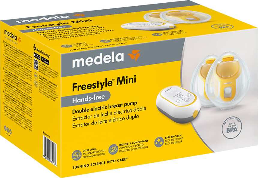 Medela - Freestyle Mini Hands-Free Elektrisk Dobbeltbrystpumpe