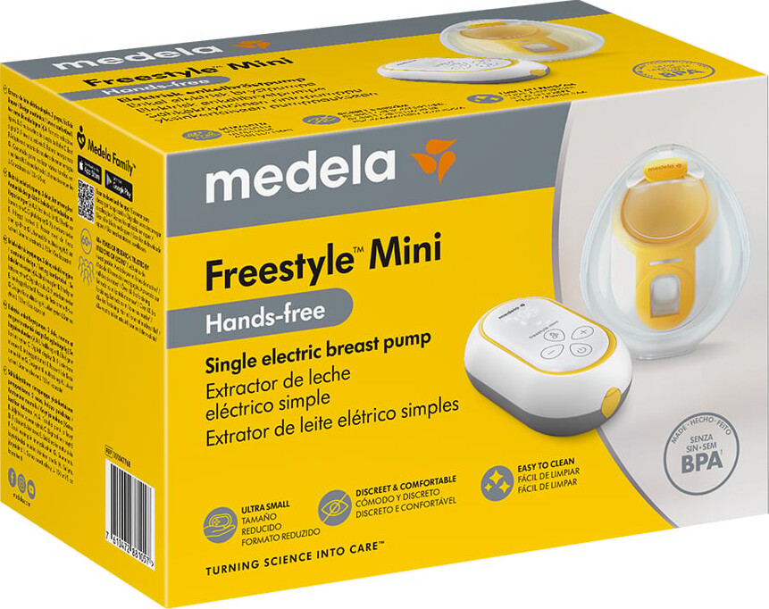 Medela - Freestyle Mini Hands-Free Elektrisk Enkeltbrystpumpe