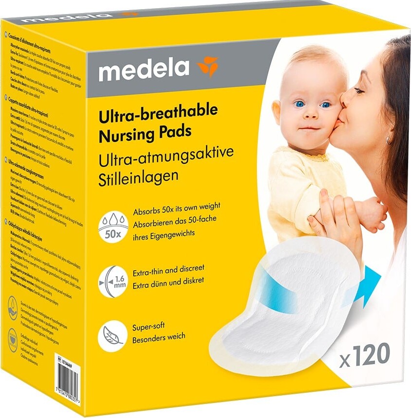 Medela - Ultra-Åndbare Ammeindlæg - 120 Stk