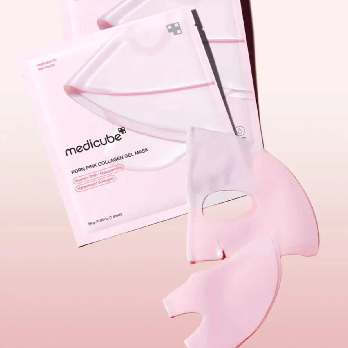 Medicube - Pdrn Pink Collagen Gel Mask - 4 Pakker