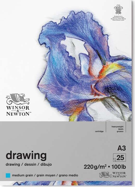 Tegneblok - A3 - 25 Ark - Winsor Newton