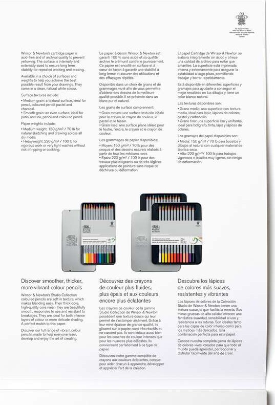 Tegneblok - A3 - 25 Ark - Winsor Newton