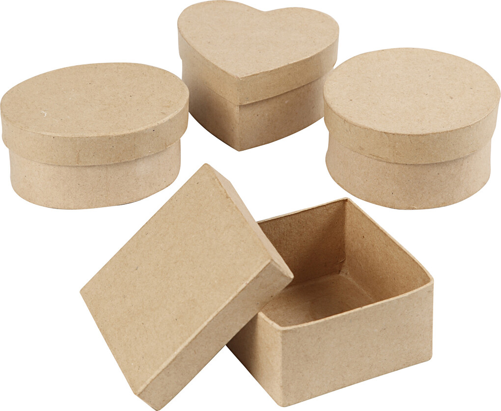 Mediumæsker - H 5 Cm - Ø 10-12 Cm - 4 Stk