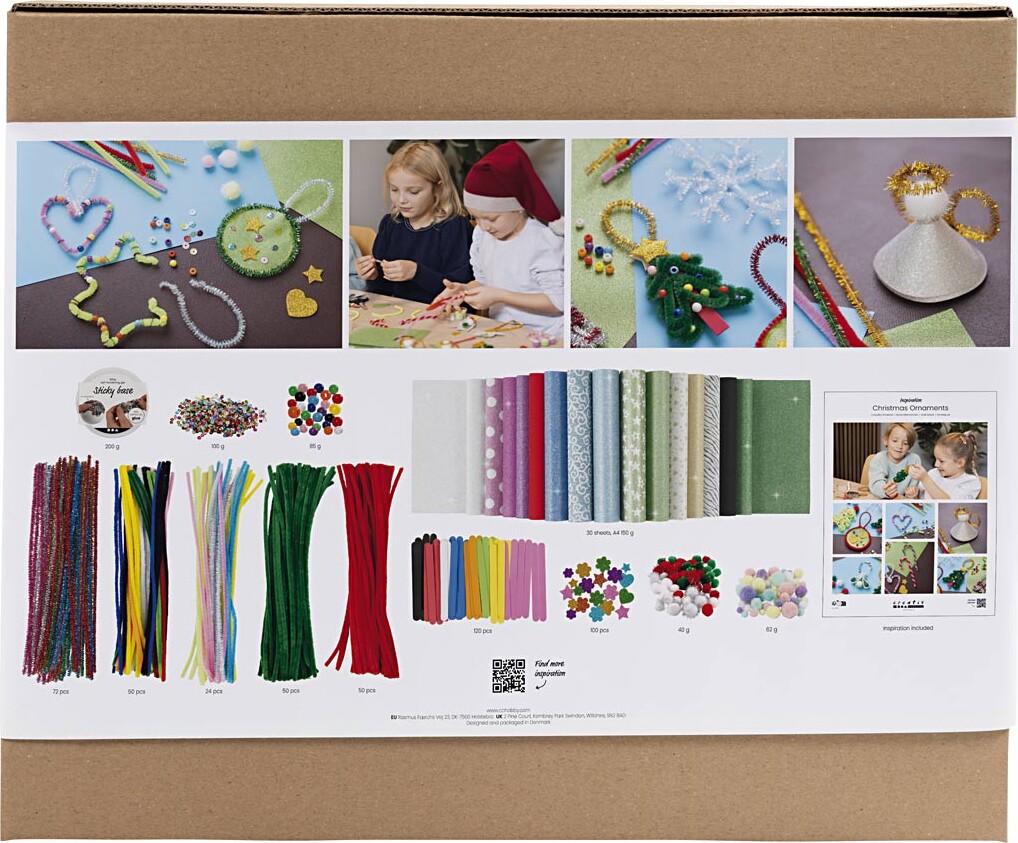 Mega Diy Mix Farverig Jul - Julefigurer - Assorterede Farver - 1Pk