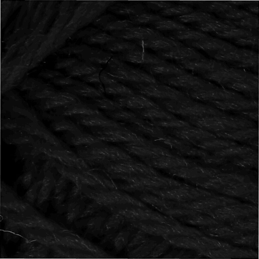 Uldgarn - Melbourne Wool - L 92 M - Sort - 50 G