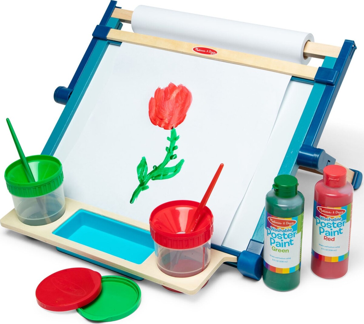 Melissa Doug - Magnetic Tabletop Easel - Tegnetavle Til Børn