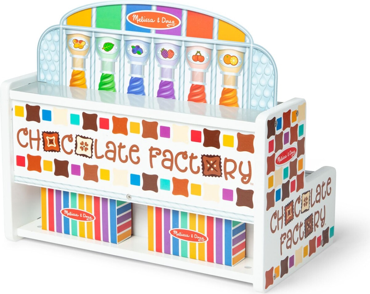 Melissa Doug - Legetøj Wooden Chocolate Factory Play Set