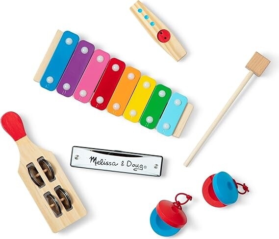 Musikinstrumenter Til Børn - Melissa And Doug - Orkester I Æske