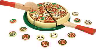 Melissa Doug - Pizza Legesæt I Træ