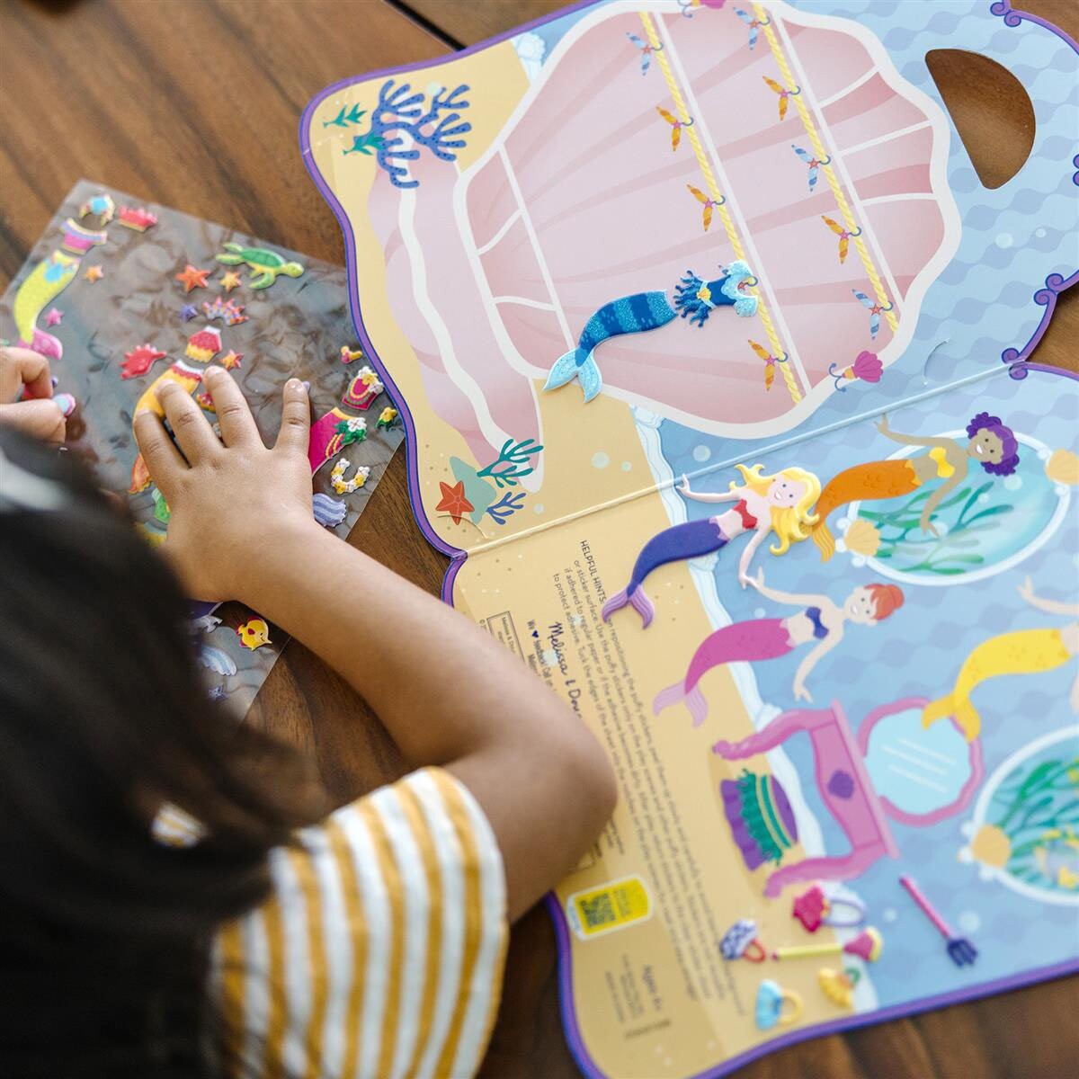 Melissa Doug - Genanvendelige Klistermærker - Havfruer