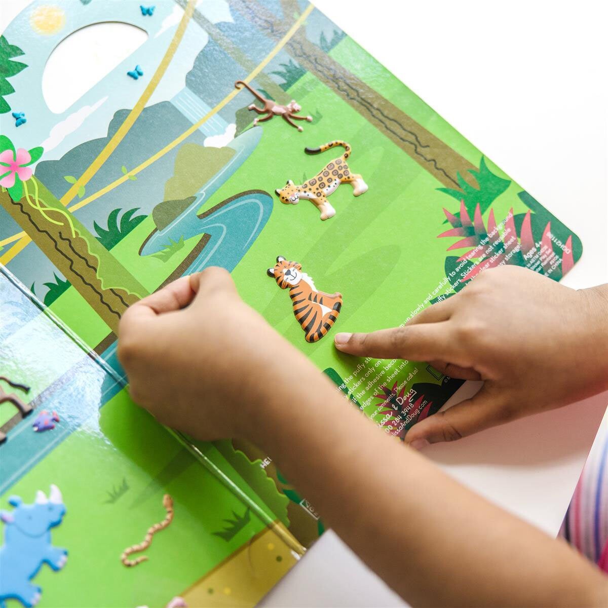 Melissa Doug - Genanvendelige Klistermærker - Safari