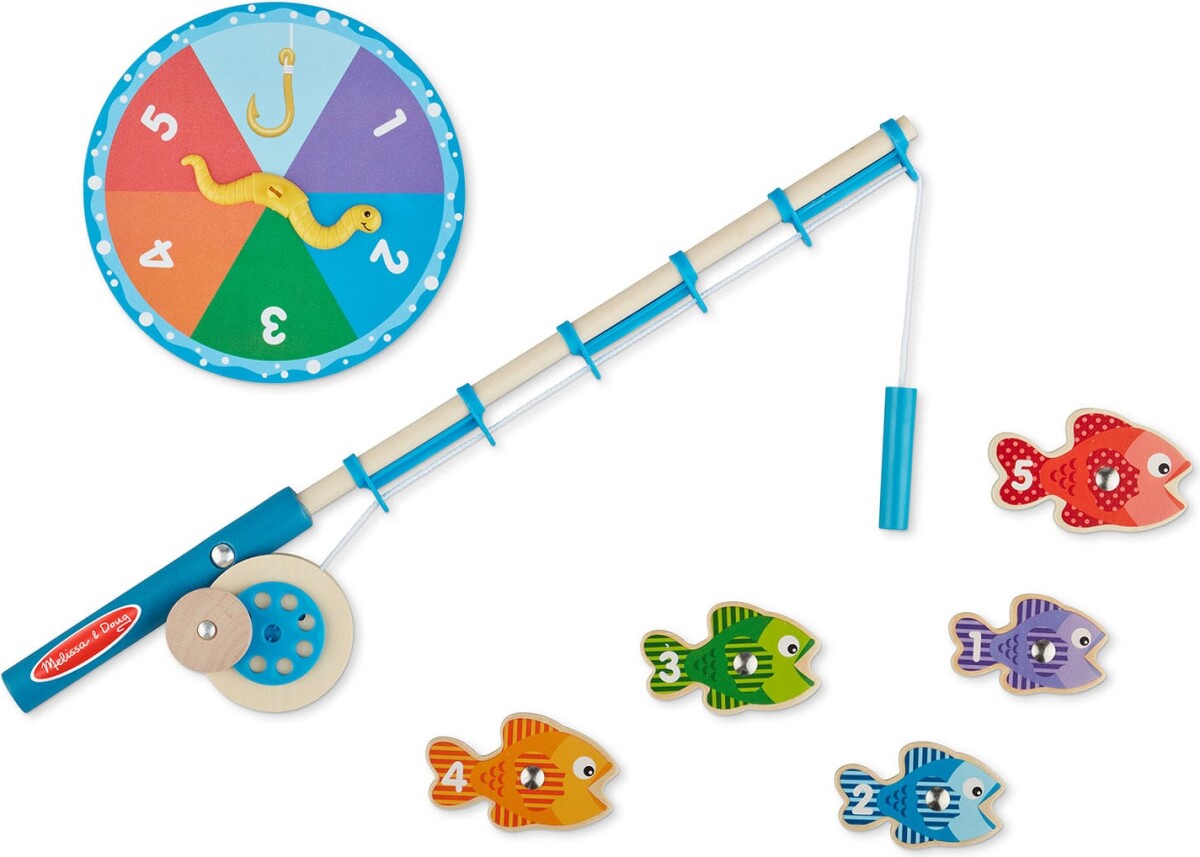Melissa Doug - Catch Count Fishing Game - Fiskespil Til Børn