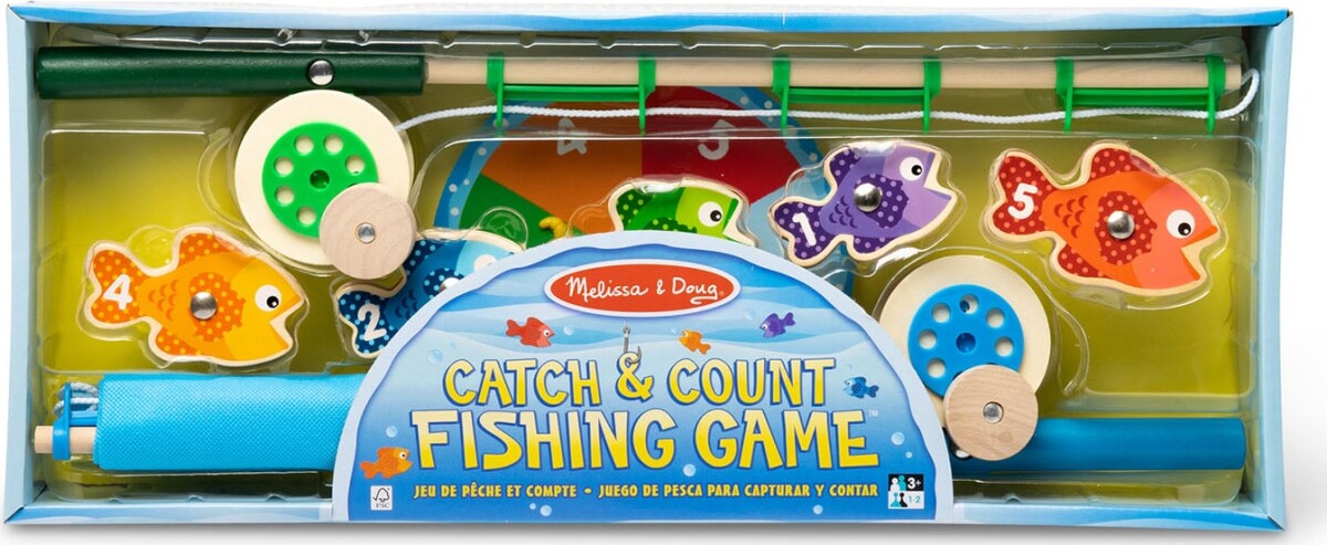 Melissa Doug - Catch Count Fishing Game - Fiskespil Til Børn