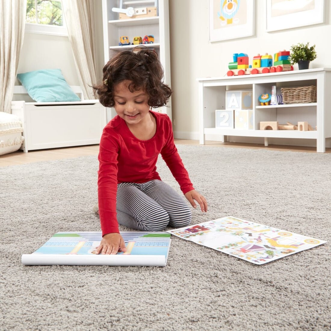Melissa & Doug - Libro Interattivo Math Gear Addition - Per Imparare Le Addizioni Dai 4 Ai 7 Anni - Versione Inglese