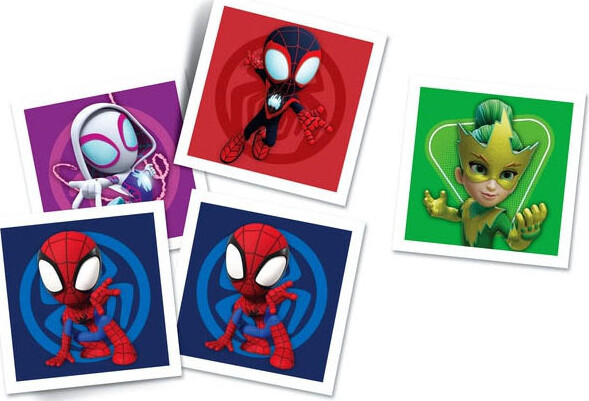 Clementoni Memo Pocket - Spidey Vendespil - 48 Kort